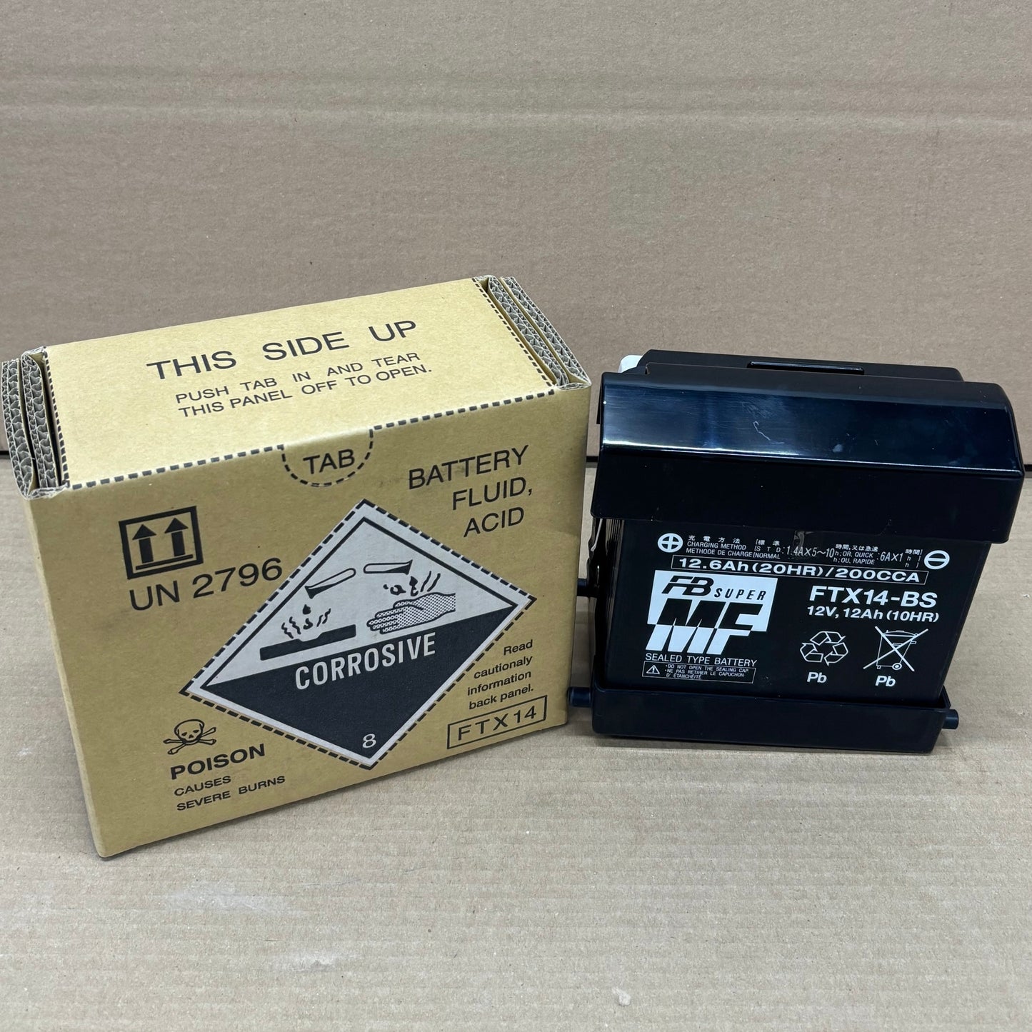 Battery kit FTX14-BS with acid