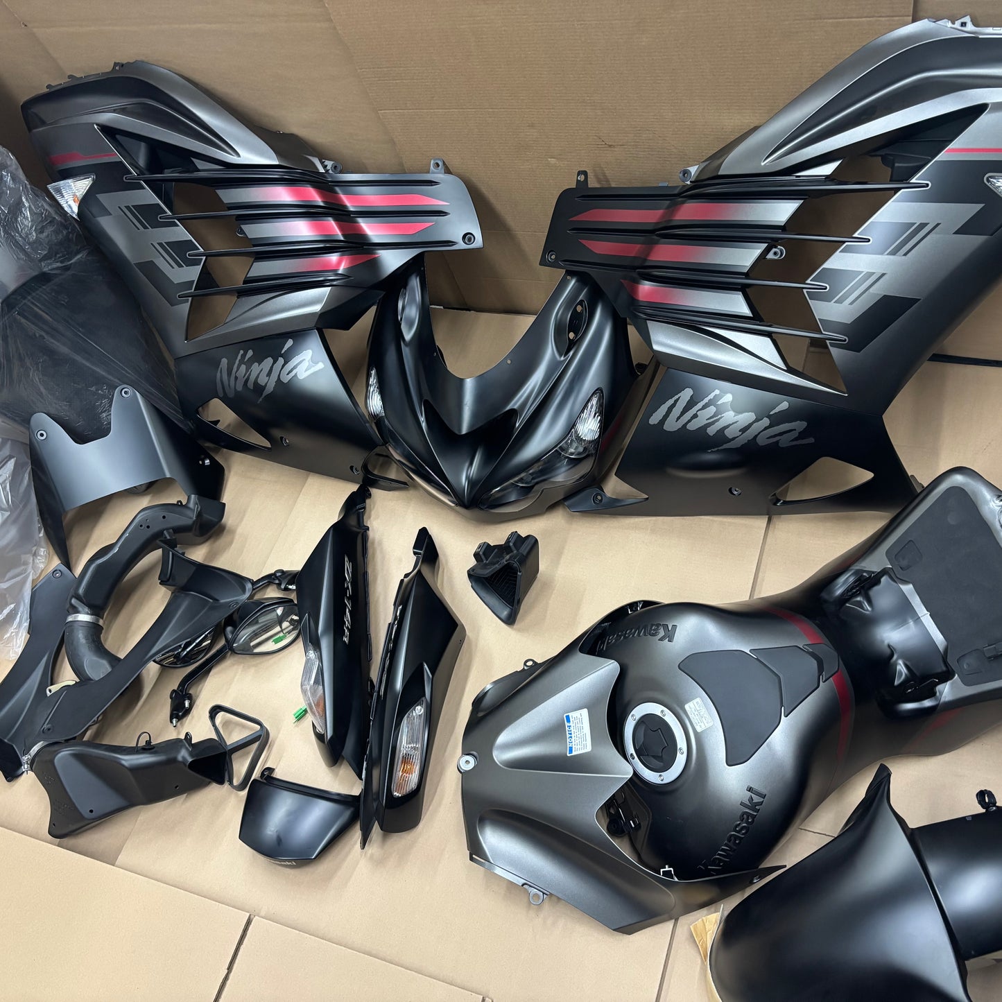 2023 Kawasaki ZX14 - Complete Bodywork BLACK/RED