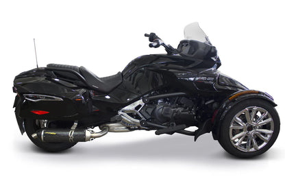 Can-Am Spyder F3T (2015+) S1R Slip-On System - Black Series Aluminum