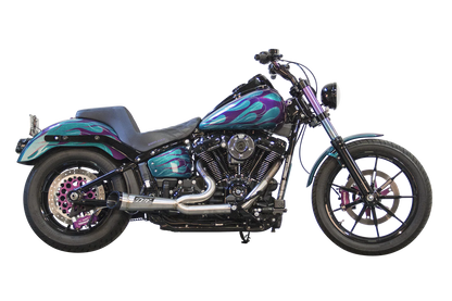 Harley-Davidson Softail (2018-2024) M8 2-1 Shorty Turnout Full System - Polished